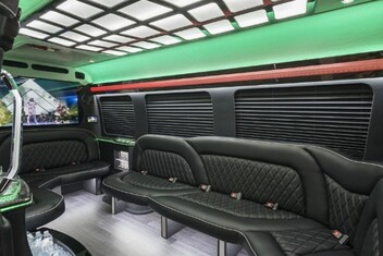 Norwalk Sprinter Party Bus Interior