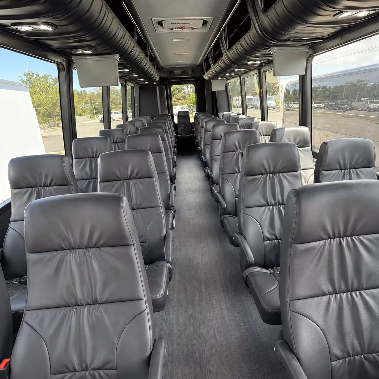 28 passenger minibus interior