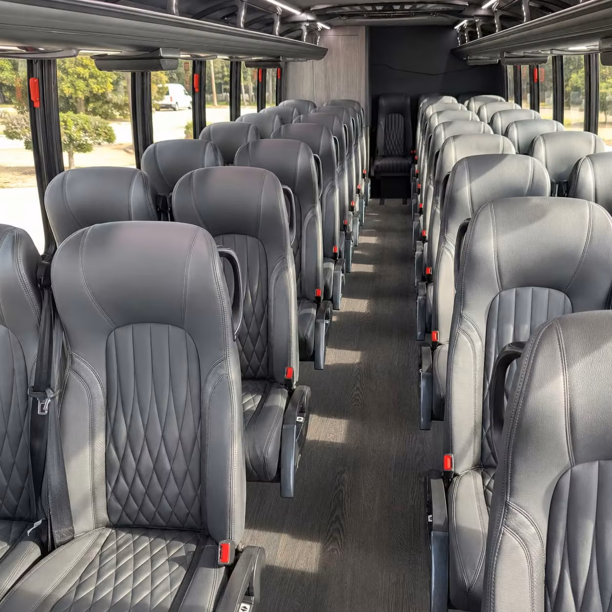 30 passenger minibus inside