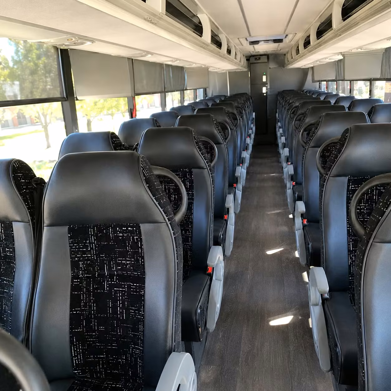 norwalk charter bus interior